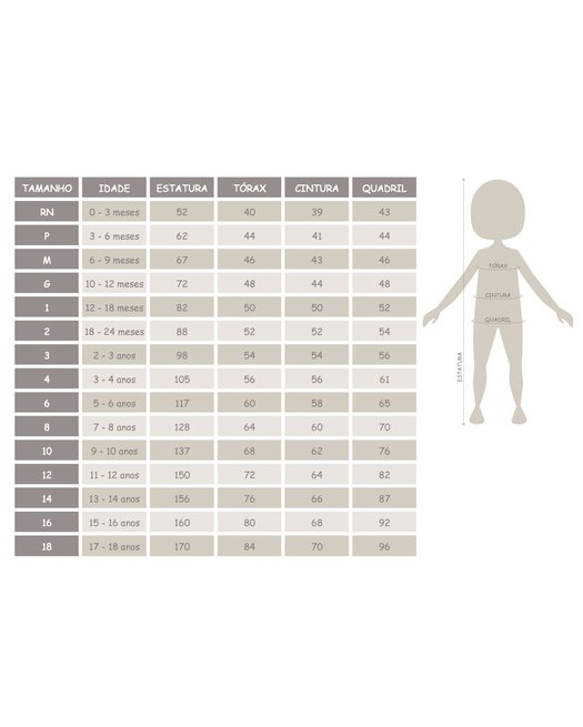 Conjunto Infantil Blusa Shorts Saia Menina Tamanho a 14