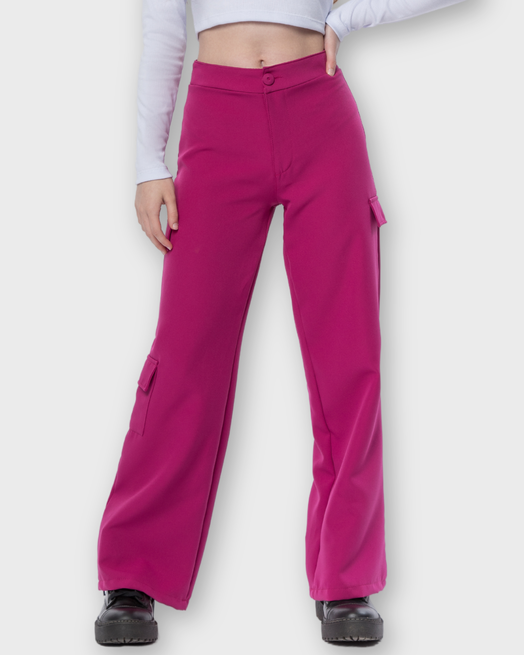 Calça Wide Leg Tecido Juvenil Feminino Tamanho 12 a 14