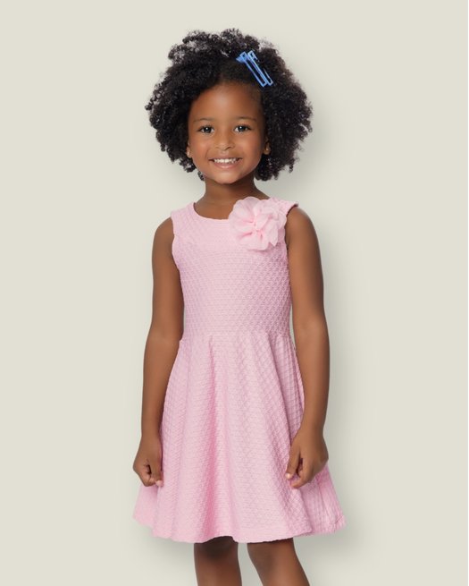 Vestido Infantil Rodado Malha Menina Tamanho a