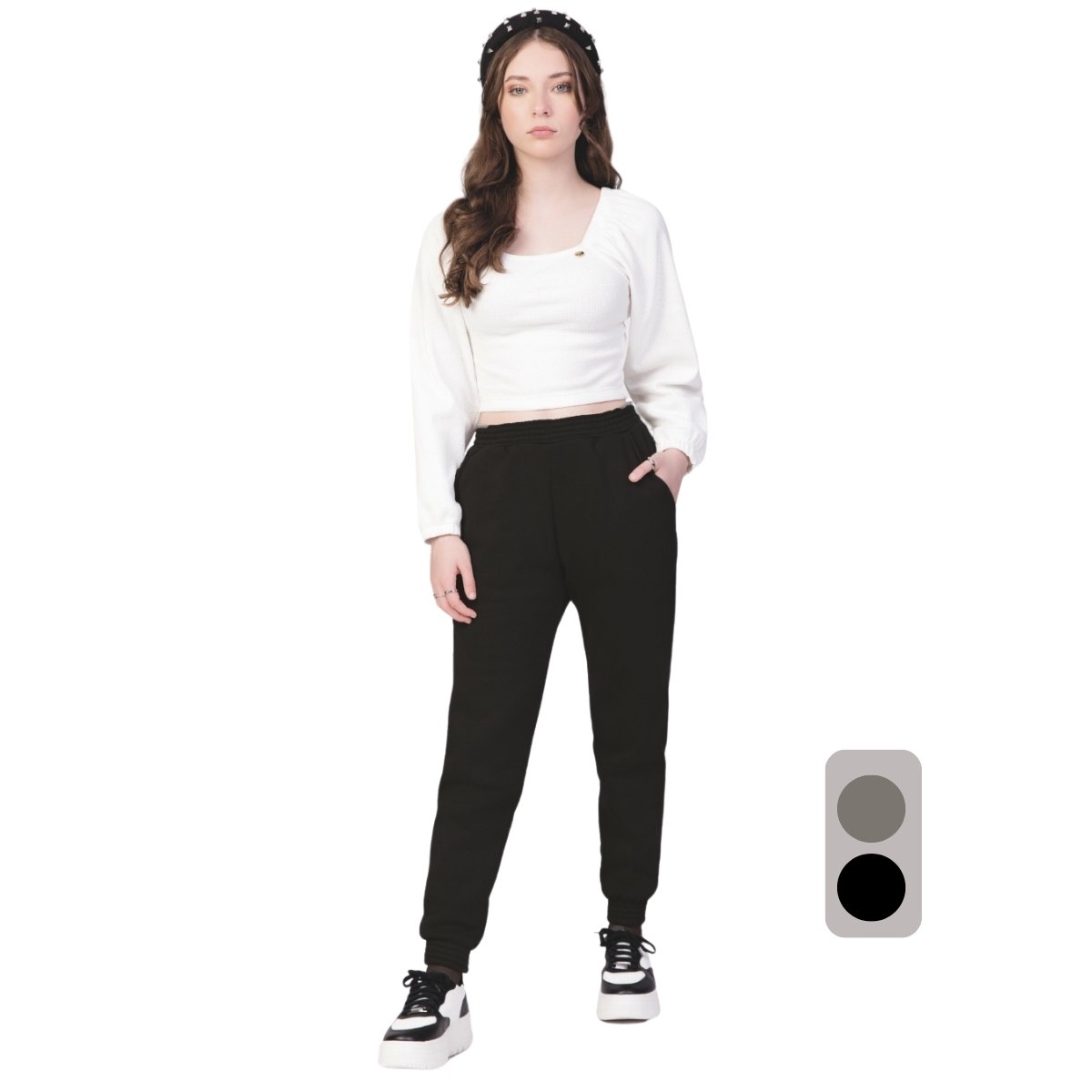 Calça Adolescente de Moletom Felpado Menina 10 a 18 anos